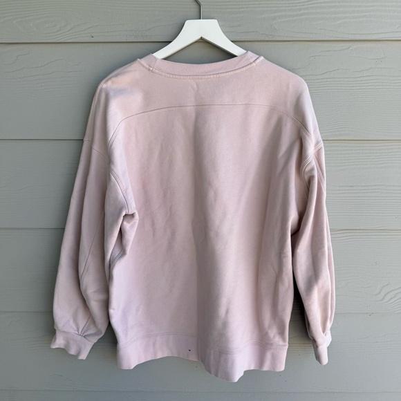 Lululemon• All Yours Oversized Light Pink Sweatshirt - Picture 2 of 3